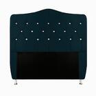 Cabeceira Cama Box King Size 1,95 Cm Atena Azul Marinho