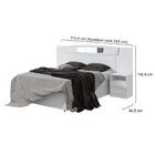 Cabeceira Cama Box Madeirado Casal/queen Novitá Bronze C/ 4 G