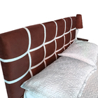 Cabeceira Cama Box Napoli Suede Liso Casal 140x120 Rbl