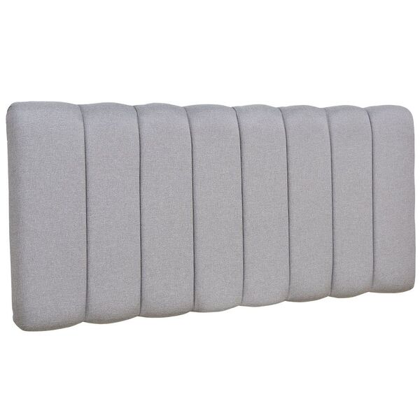 Cabeceira Cama Box Painel Casal 140 Cm Dubai W01 Linho Cinza