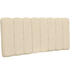 Cabeceira Cama Box Painel Casal 140 Cm Dubai W01 Linho Cru -