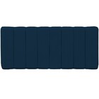 Cabeceira Cama Box Painel Casal 140 Cm Dubai W01 Suede Azul M