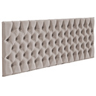 Cabeceira Cama Box Painel Casal Capitonê Amy L02 Linho Bege 1