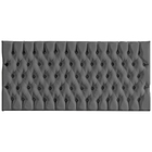 Cabeceira Cama Box Painel Casal Capitonê Amy L02 Linho Cinza