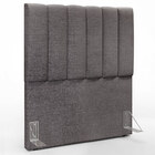 Cabeceira Cama Box Painel Solteiro 100 Cm Dália W01 Linho Cin