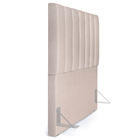 Cabeceira Cama Box Painel Solteiro 100 Cm Dália W01 Linho Cru