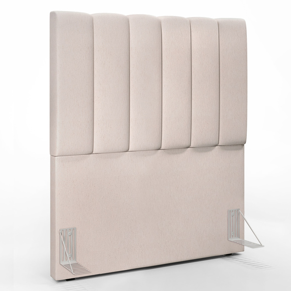 Cabeceira Cama Box Painel Solteiro 100 Cm Dália W01 Linho Cru