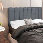 Cabeceira Cama Box Painel Solteiro 100 Cm Dubai W01 Linho Chu