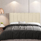 Cabeceira Cama Box Painel Solteiro 100 Cm Dubai W01 Linho Cru