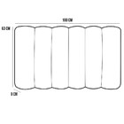 Cabeceira Cama Box Painel Solteiro 100 Cm Dubai W01 Suede Cin