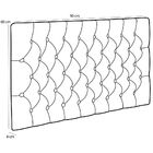 Cabeceira Cama Box Painel Solteiro Capitonê Amy L02 Suede Cin