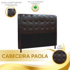 Cabeceira Cama Box Quarto Casal Paola 1 40 Material Sintético