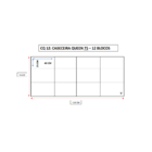 Cabeceira Cama Box Queen 12 Blocos Alce Couch Linho Marrom Cl