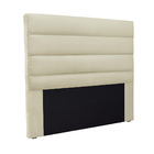 Cabeceira Cama Box Queen 160 Cm Arles Veludo Bege S04 - D'ros