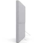 Cabeceira Cama Box Queen 160 Cm Aurora W01 Bouclê Cinza - Lya