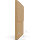 Cabeceira Cama Box Queen 160 Cm Aurora W01 Bouclê Mostarda -