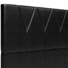 Cabeceira Cama Box Queen 160 Cm Aurora W01 Couríssimo Preto B