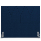 Cabeceira Cama Box Queen 160 Cm Aurora W01 Suede Azul Marinho