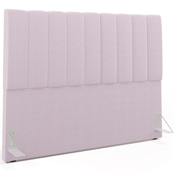 Cabeceira Cama Box Queen 160 Cm Dália W01 Bouclê Rosê - Lyam