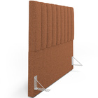 Cabeceira Cama Box Queen 160 Cm Dália W01 Bouclê Terracota -