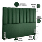 Cabeceira Cama Box Queen 160 Cm Dália W01 Facto Verde Musgo -