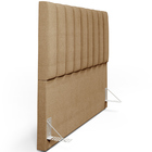 Cabeceira Cama Box Queen 160 Cm Dália W01 Linho Bege Escuro -