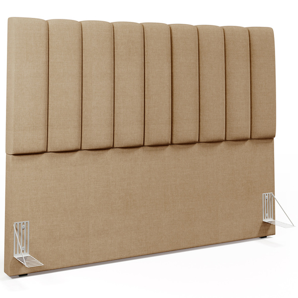 Cabeceira Cama Box Queen 160 Cm Dália W01 Linho Bege Escuro -