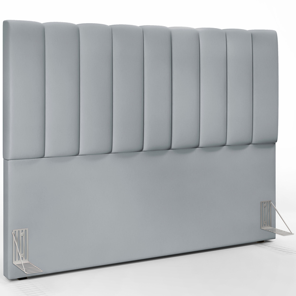 Cabeceira Cama Box Queen 160 Cm Dália W01 Suede Cinza - Lyam