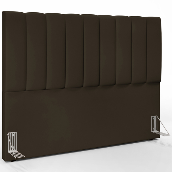 Cabeceira Cama Box Queen 160 Cm Dália W01 Suede Marrom - Lyam