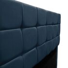 Cabeceira Cama Box Queen 160 Cm Dalila Suede Azul Marinho
