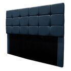 Cabeceira Cama Box Queen 160 Cm Dalila Suede Azul Marinho