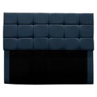Cabeceira Cama Box Queen 160 Cm Dalila Suede Azul Marinho