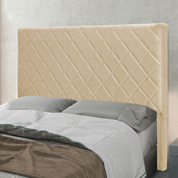 Cabeceira Cama Box Queen 160 Cm Dubai Linho Dourado S04 - D'r