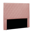 Cabeceira Cama Box Queen 160 Cm Dubai Veludo Rosa S04 - D'ros