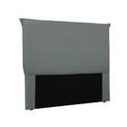 Cabeceira Cama Box Queen 160 Cm Garden Veludo Cinza S04 - D'r