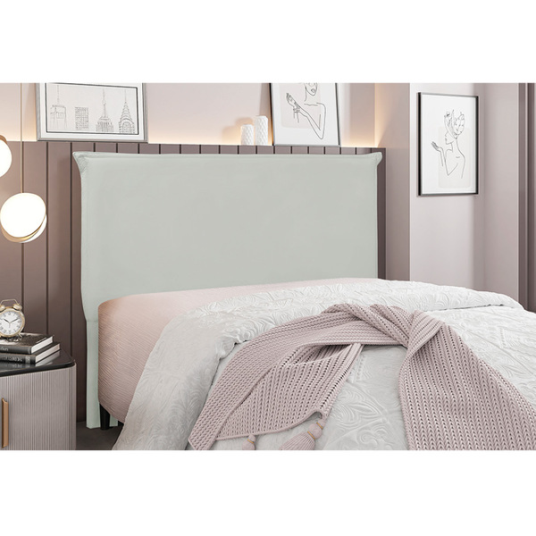 Cabeceira Cama Box Queen 160 Cm Garden Veludo S04 - D'rossi -