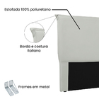 Cabeceira Cama Box Queen 160 Cm Garden Veludo S04 - D'rossi -