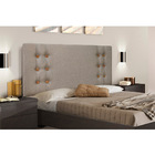 Cabeceira Cama Box Queen 160 Cm Genova Linho Areia S04 - D'ro