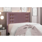 Cabeceira Cama Box Queen 160 Cm Gênova Veludo Uva S04 - D'ros