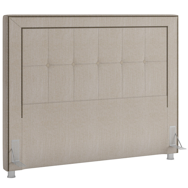 Cabeceira Cama Box Queen 160 Cm P05 Atenas Linho Creme - Lyam