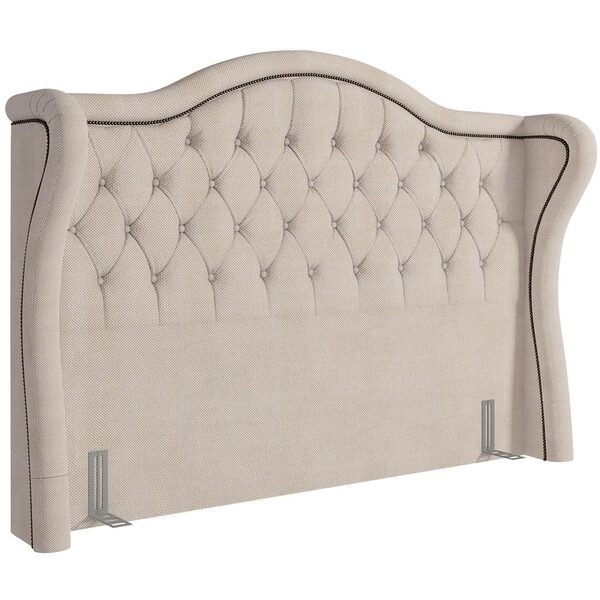 Cabeceira Cama Box Queen 160 Cm P05 Lisboa Linho Creme - Lyam