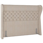 Cabeceira Cama Box Queen 160 Cm P05 Madrid Linho Creme - Lyam