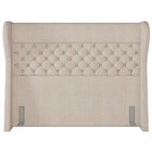 Cabeceira Cama Box Queen 160 Cm P05 Madrid Linho Creme - Lyam