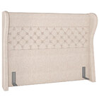 Cabeceira Cama Box Queen 160 Cm P05 Madrid Linho Cru - Lyam D