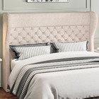 Cabeceira Cama Box Queen 160 Cm P05 Madrid Linho Cru - Lyam D