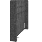 Cabeceira Cama Box Queen 160 Cm P05 Paris Linho Cinza Escuro