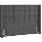 Cabeceira Cama Box Queen 160 Cm P05 Paris Linho Cinza Escuro