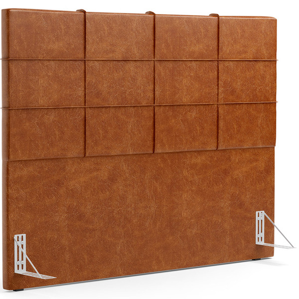 Cabeceira Cama Box Queen 160 Cm Roma W01 Couríssimo Camel - L