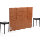 Cabeceira Cama Box Queen 160 Cm Roma W01 Couríssimo Camel - L