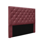 Cabeceira Cama Box Queen 160 Cm Tania Veludo S04 - D'rossi -